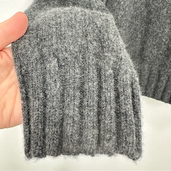 Field Gear Men's Size Large Crewneck Sweater Moose Cabincore Lambswool Grey - Picture 5 of 7